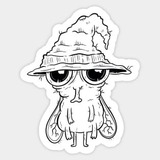 A fly-ing wizard Sticker